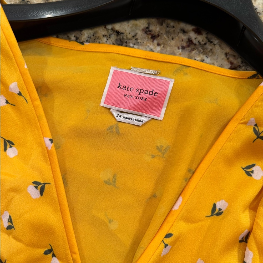 Kate Spade Sunny Yellow Midi Dress - Picture 5 of 6